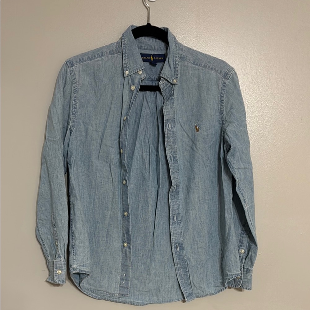 Ralph Lauren Blue Button Down Shirt
